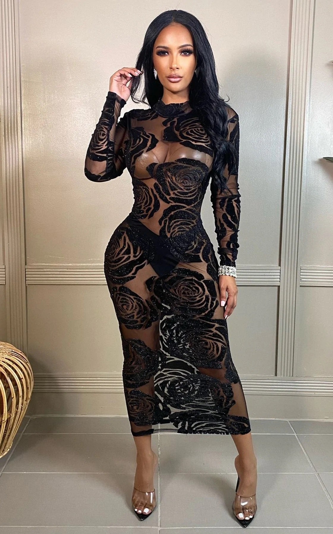 Black Rose Dress