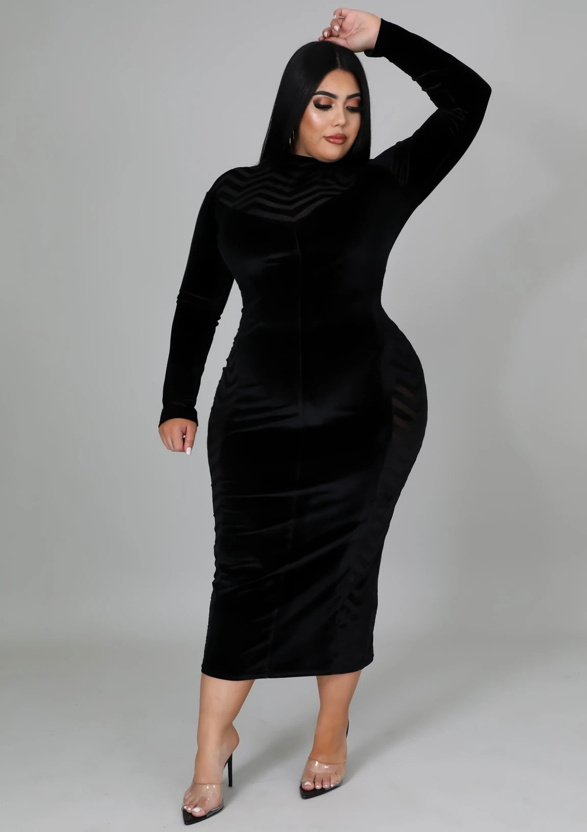 Black Queen Dress Curvy