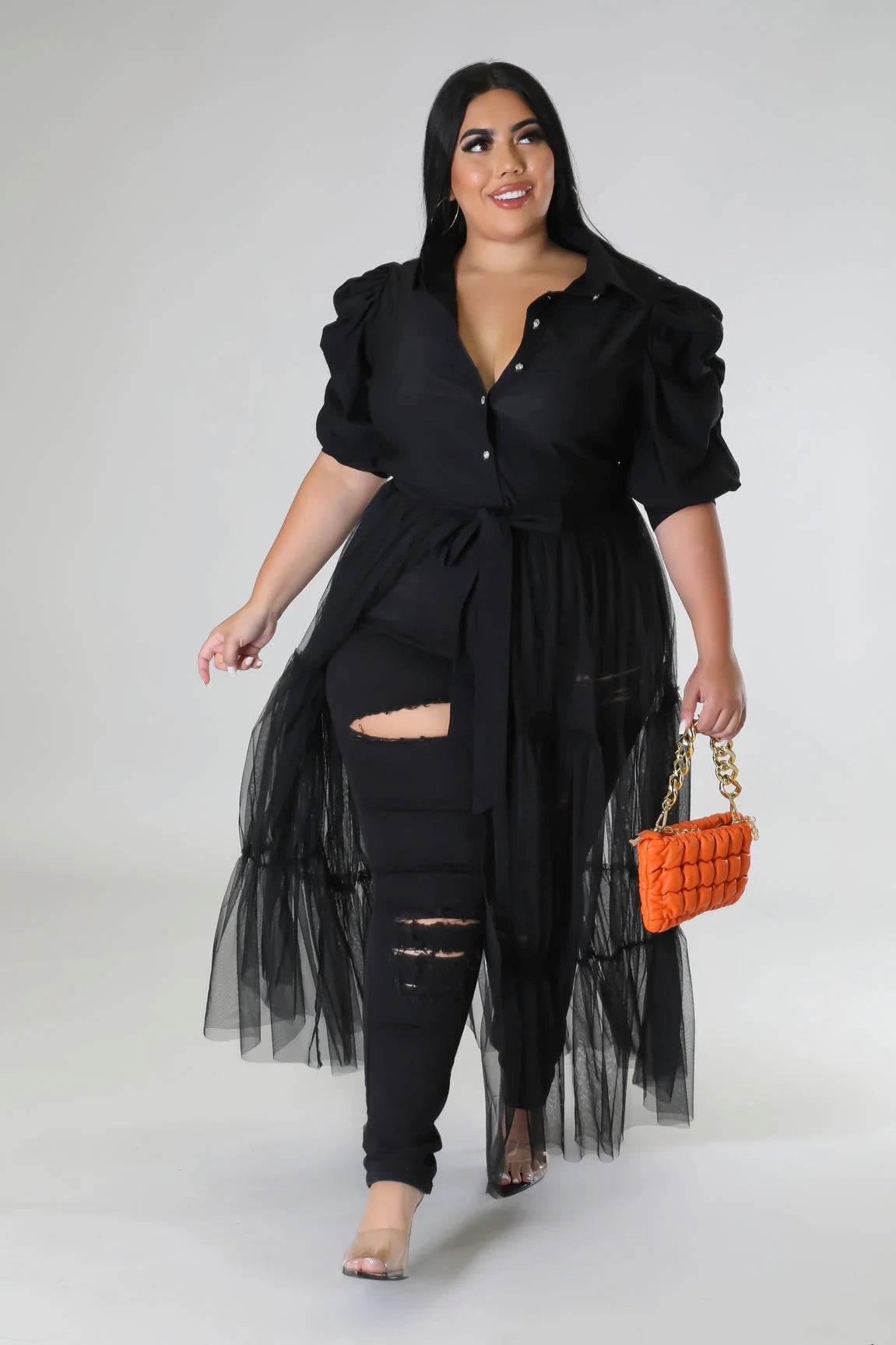 Diva Top ( Curvy) BLACK