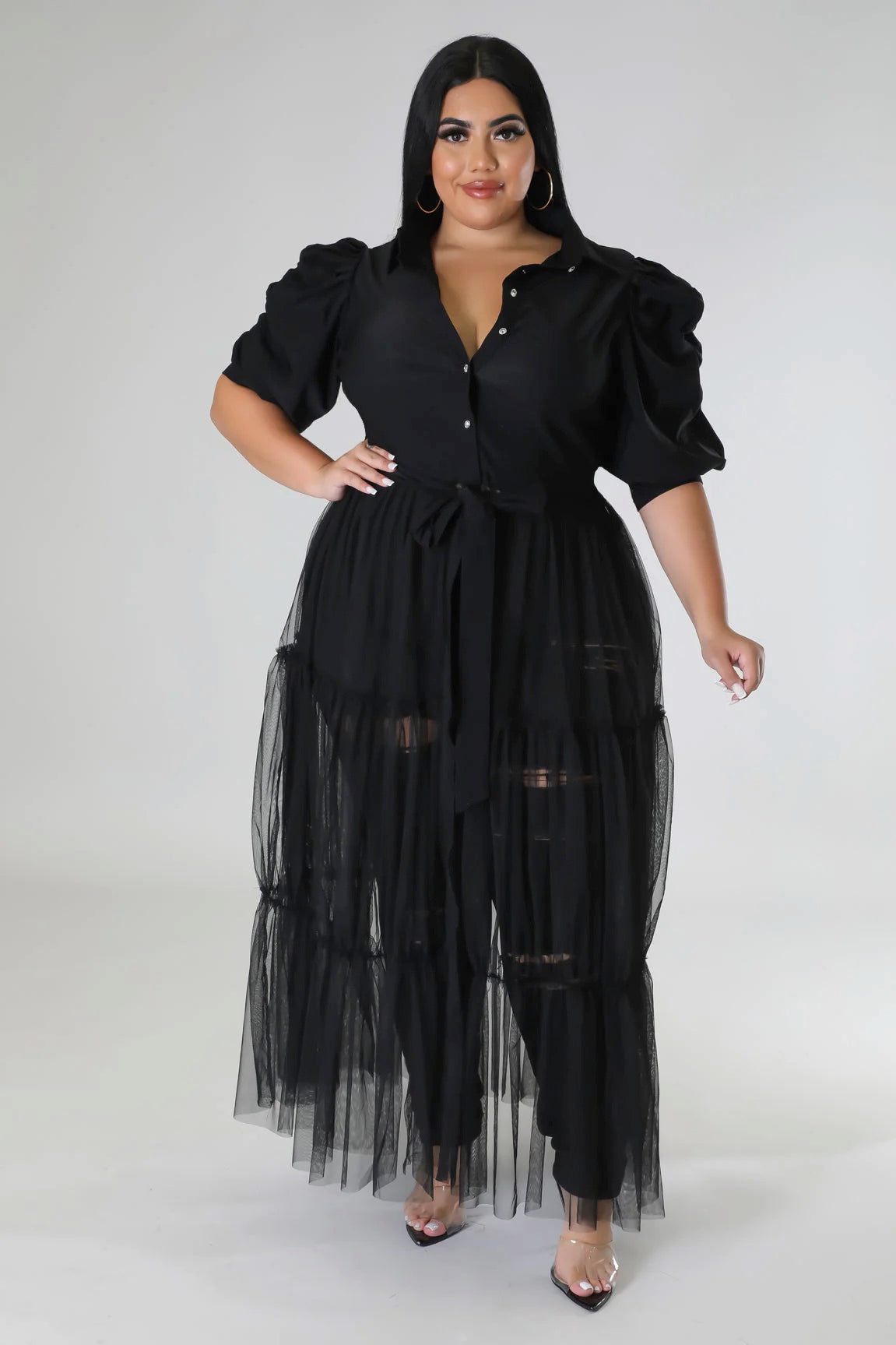 Diva Top ( Curvy) BLACK